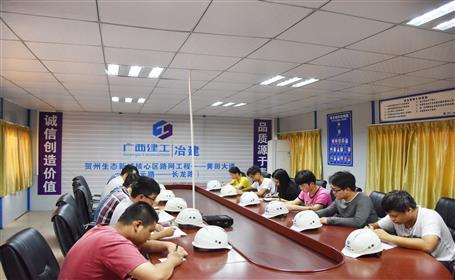 賀州片區(qū)聯(lián)合項(xiàng)目黨支部開(kāi)展集中學(xué)習(xí)